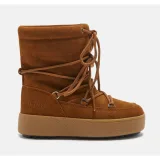 Dievčenské členkové zimné topánky MOON BOOT JTRACK SUEDE, 001 cognac · záber 2
