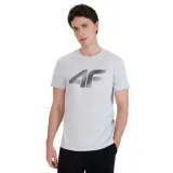 Pánske tričko s krátkym rukávom 4F TSHIRT M2257-27M-COLD LIGHT GREY MELANGE · záber 1