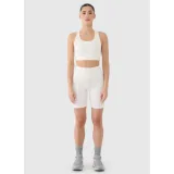 Dámske tréningové kraťasy 4F SHORT TIGHTS FNK F019-11S-OFF WHITE · záber 2