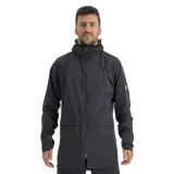 Pánska cyklistická bunda s kapucňou SPORTFUL Metro hardshell, black · záber 1
