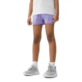 Dievčenské teplákové kraťasy 4F JUNIOR SHORTS CAS-4FJWSS24TSHOF280-52S-LIGHT VIOLET · záber 1