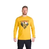 Pánske turistické tričko s dlhým rukávom NORTHFINDER CLAIR-314goldenyellow · záber 1