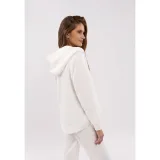 Dámska zateplená mikina so zipsom VOLCANO TIFFI-101-CREAM · záber 3