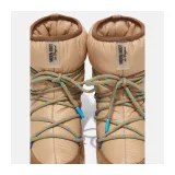Dievčenské nízke zimné topánky MOON BOOT JR GIRL LOW SUEDE NY, 001 brown · záber 4