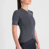 Dámsky cyklistický dres s krátkym rukávom SPORTFUL Monocrom w jersey, anthracite · záber 4