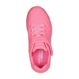 Dievčenská rekreačná obuv SKECHERS Uno Lite K neon pink · záber 4
