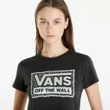 Dámske tričko s krátkym rukávom VANS RUGGED BOX LOGO MINI-Black · záber 4