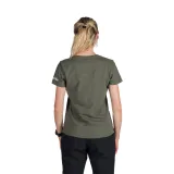 Dámske turistické tričko s krátkym rukávom NORTHFINDER AMIE-300darkgreen · záber 3