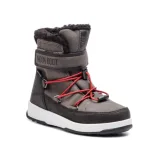 Chlapčenské vysoké zimné topánky MOON BOOT JR BOY BOOT, 002 black castlerock · záber 1