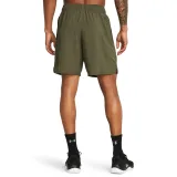 Pánske tréningové kraťasy UNDER ARMOUR UA Tech Woven Wordmark Short-GRN · záber 3