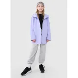 Dievčenský pršiplášť 4F JUNIOR JACKET U213-52S-LIGHT VIOLET · záber 5