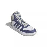 Pánska rekreačná obuv ADIDAS Hoops 3.0 Mid cloud white preloved blue putty grey · záber 1