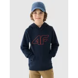Chlapčenská mikina s kapucňou 4F JUNIOR SWEATSHIRT-JWMM00TSWSM1292-31S-NAVY · záber 2