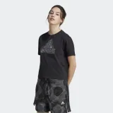 Dámske tričko s krátkym rukávom ADIDAS W ICONS TEE CRO-IM4255-black · záber 2