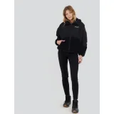Dámska mikina so zipsom FUNDANGO Sansa Hybrid Jacket-780-antracit · záber 4