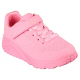 Dievčenská rekreačná obuv SKECHERS Uno Lite K neon pink · záber 1
