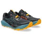 Pánska bežecká trailová obuv ASICS Gel Trabuco 13 GTX M black atlantis blue · záber 4