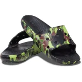 Šlapky (plážová obuv) CROCS Classic Crocs Spray Camo Slide black · záber 4