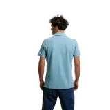 Pánske polo tričko s krátkym rukávom AUTHORITY PS- RICE PLAIN M aqua blue · záber 4
