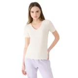 Dámske tričko s krátkym rukávom 4F TSHIRT F1990-11S-OFF WHITE · záber 1
