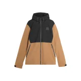 Pánska turistická softshellová bunda 4F SOFTSHELL JACKET-AW23TSOFM155-82S-LIGHT BROWN · záber 5