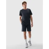 Pánske tréningové tričko s krátkym rukávom 4F TSHIRT FNK M1344-22M-ANTHRACITE MELANGE · záber 4