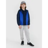 Chlapčenská bunda s kapucňou 4F JUNIOR JACKET-JWSS25TJACM185-36S-BLUE · záber 4