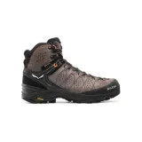 Pánska členková turistická obuv SALEWA Alp Trainer 2 Mid GTX M wallnut fluo orange · záber 1