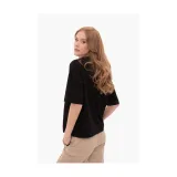 Dámske tričko s krátkym rukávom VOLCANO SHELI-700-BLACK · záber 2