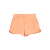 Dievčenské teplákové kraťasy 4F JUNIOR SHORTS CAS F099-64N-SALMON CORAL NEON · záber 5