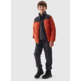 Chlapčenská bunda 4F JUNIOR DOWN JACKET-JWAW24TDJAM461-61S-DARK RED · záber 4