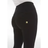 Dámske jeggings nohavice FREDDY WR.UP® skinny push up organic cotton trousers with high waist-Black · záber 4
