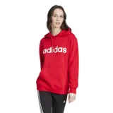 Dámska mikina s kapucňou ADIDAS W LIN FT HD-IY9187-Red · záber 1