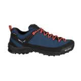 Pánska nízka turistická celokožená obuv SALEWA Wildfire Leather GTX M dark denim black · záber 1