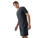 Pánske tréningové tričko s krátkym rukávom 4F TSHIRT FNK M1344-22M-ANTHRACITE MELANGE · záber 1
