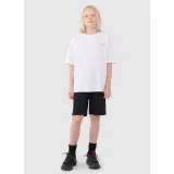Chlapčenské teplákové kraťasy 4F JUNIOR SHORTS CAS M600-20S-DEEP BLACK · záber 2