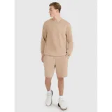 Pánske teplákové kraťasy 4F SHORTS CAS M571-83S-BEIGE · záber 2