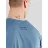 Pánske tričko s krátkym rukávom FUNDANGO Jaggy Pocket T-shirt-460-turkis · záber 4