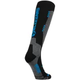 Lyžiarske podkolienky (ponožky) BLIZZARD Wool Sport ski socks, SMU, black turquoise · záber 2