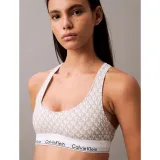 Dámska podprsenka CALVIN KLEIN UNLINED BRALETTE-PLUSH MONOGRAM · záber 5