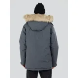 Pánska bunda FUNDANGO Spirit Parka Jacket-745-grey heather · záber 3