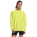 Dámska zateplená mikina UNDER ARMOUR Essential Fleece OS Crew-YLW · záber 1