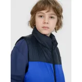 Chlapčenská vesta 4F JUNIOR VEST JACKET-JWSS25TVJAM208-36S-BLUE · záber 2