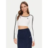 Dámske tričko s dlhým rukávom ADIDAS ORIGINALS 3S LS CROP-WHITE · záber 2