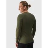 Pánske termo tričko s dlhým rukávom 4F SEAMLESS UNDERWEAR-WAW24USEAM172-43S-KHAKI · záber 4