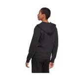 Dámska mikina so zipsom ADIDAS W LIN FT FZ HD-IC6863-Black · záber 4