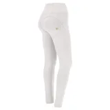 Dámske jeggings nohavice FREDDY WR.UP® skinny push up organic cotton trousers with high waist-Beige · záber 2