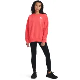 Dámska zateplená mikina UNDER ARMOUR Essential Fleece OS Crew-RED · záber 4