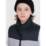 Chlapčenská vesta 4F JUNIOR VEST JACKET-JWSS25TVJAM208-25S-GREY · záber 2