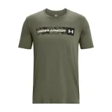 Pánske tričko s krátkym rukávom UNDER ARMOUR UA CAMO CHEST STRIPE SS-GRN · záber 5